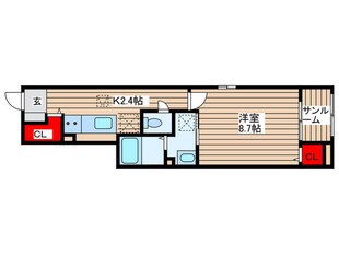 ビバーチェ　Ｋの物件間取画像